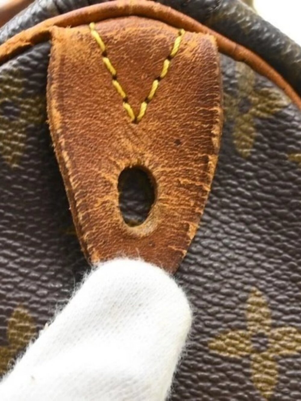 Best05 LOUIS VUITTON SPEEDY 30 HANDBAG MONOGRAM CANVAS M41526 VI0913 BQ00872 - Picture 7 of 15